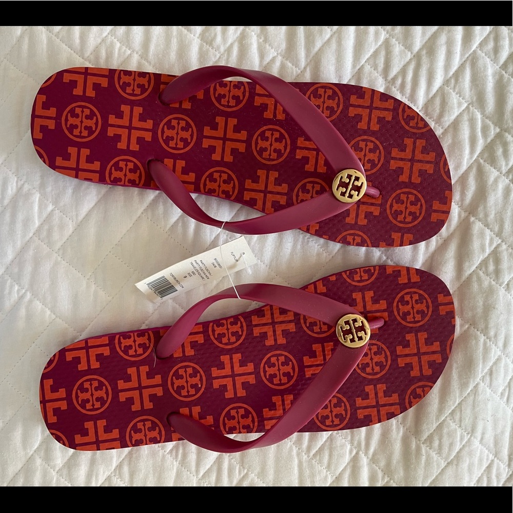 Tory Burch New Pink Flip Flops